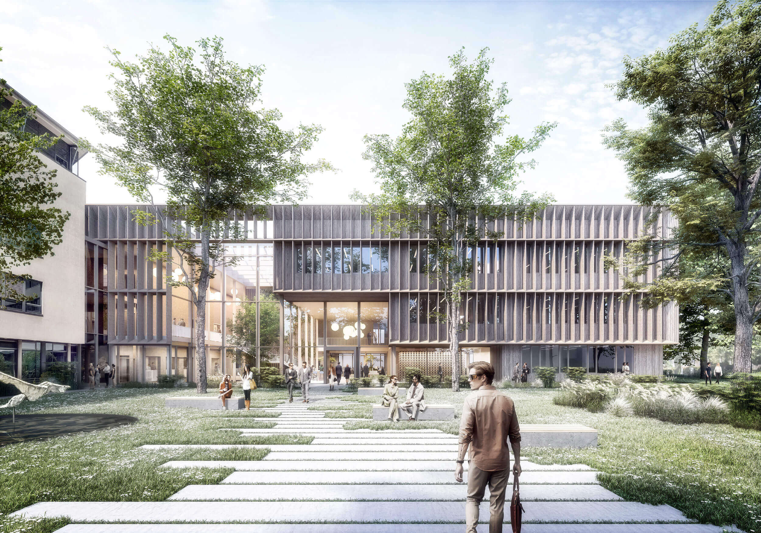 Wettbewerb Neubau IHK Darmstadt Außenansicht